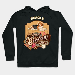 Beagle Best Coffee - Dog Owner Coffee Lover Gifts Hoodie